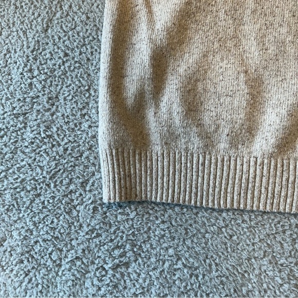 Patagonia Off Country Hoodie Sweater Henley Button Tan Khaki Speckle Womens SZ M - Picture 9 of 13